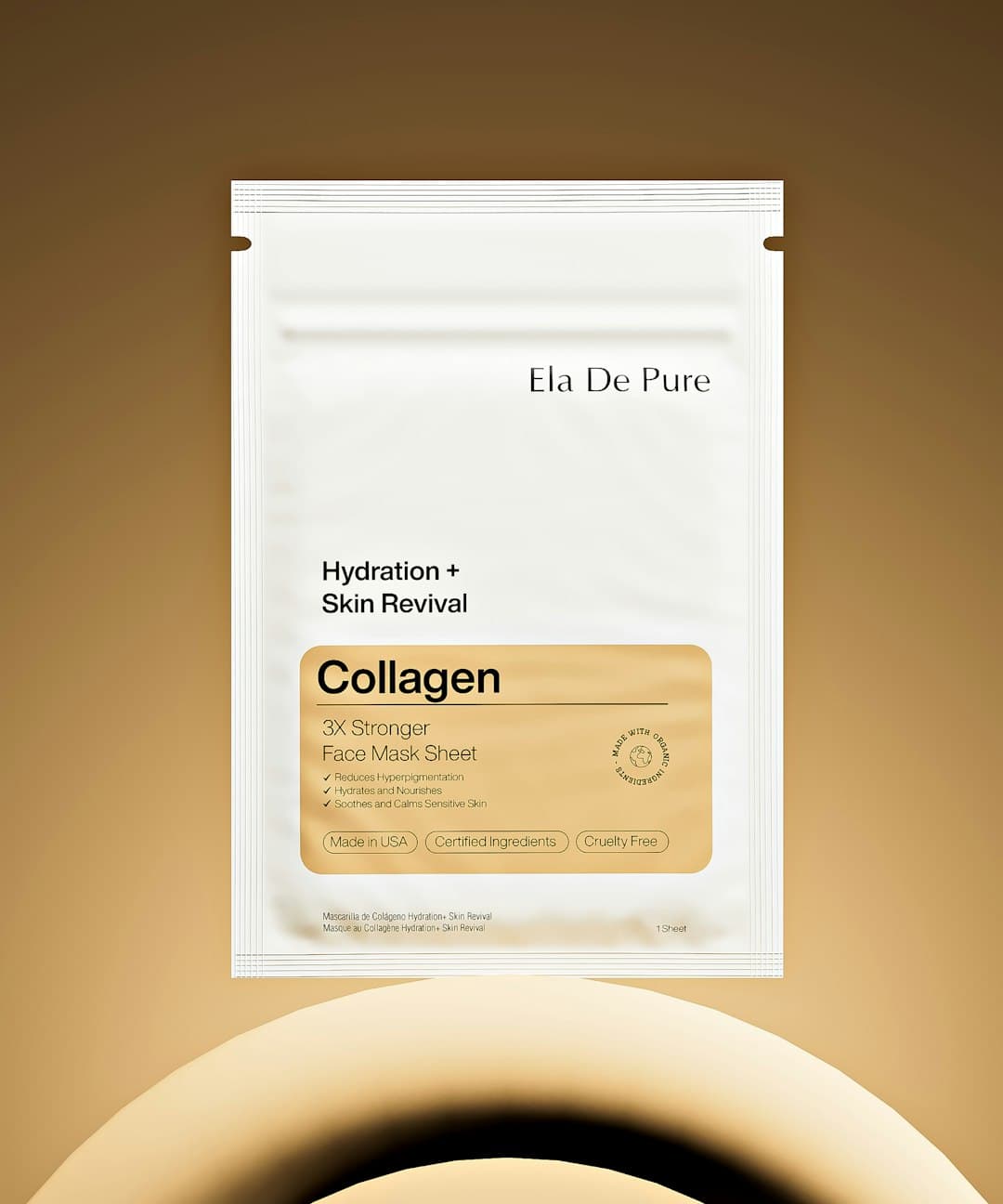 Collagen powder sachet product